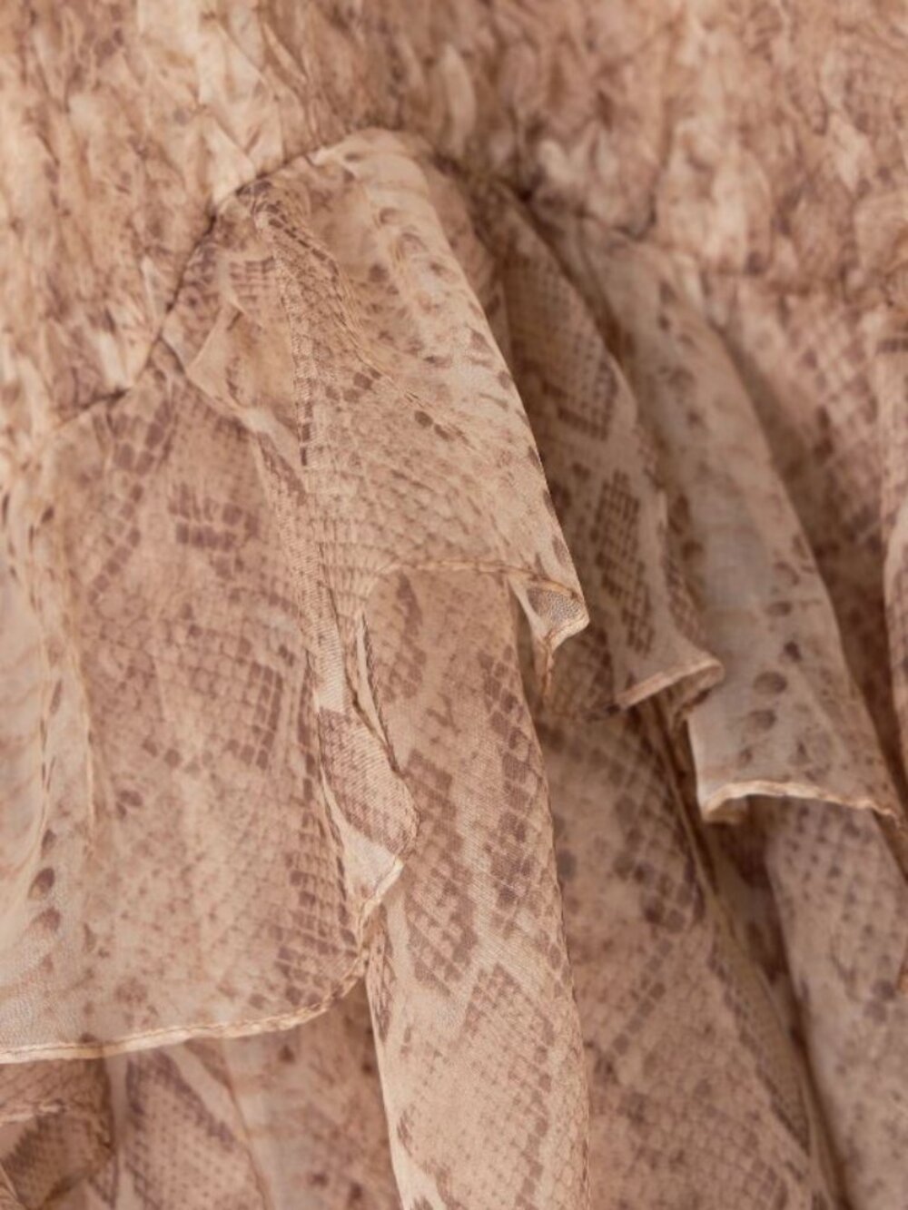 ZIMMERMANN Memento ruffled leopard-print silk-organza maxi dress Size 3 NWT - Picture 4 of 4